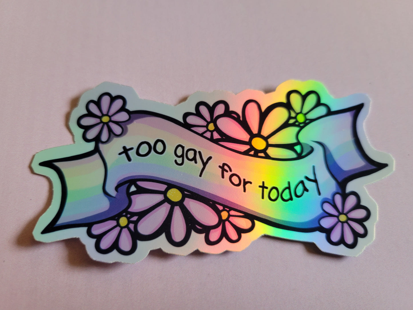 Pride Declaration Holo Stickers