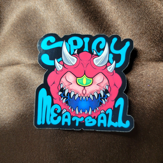 Spicy Meatball Sticker