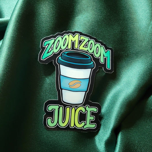 Zoom Zoom Juice Sticker